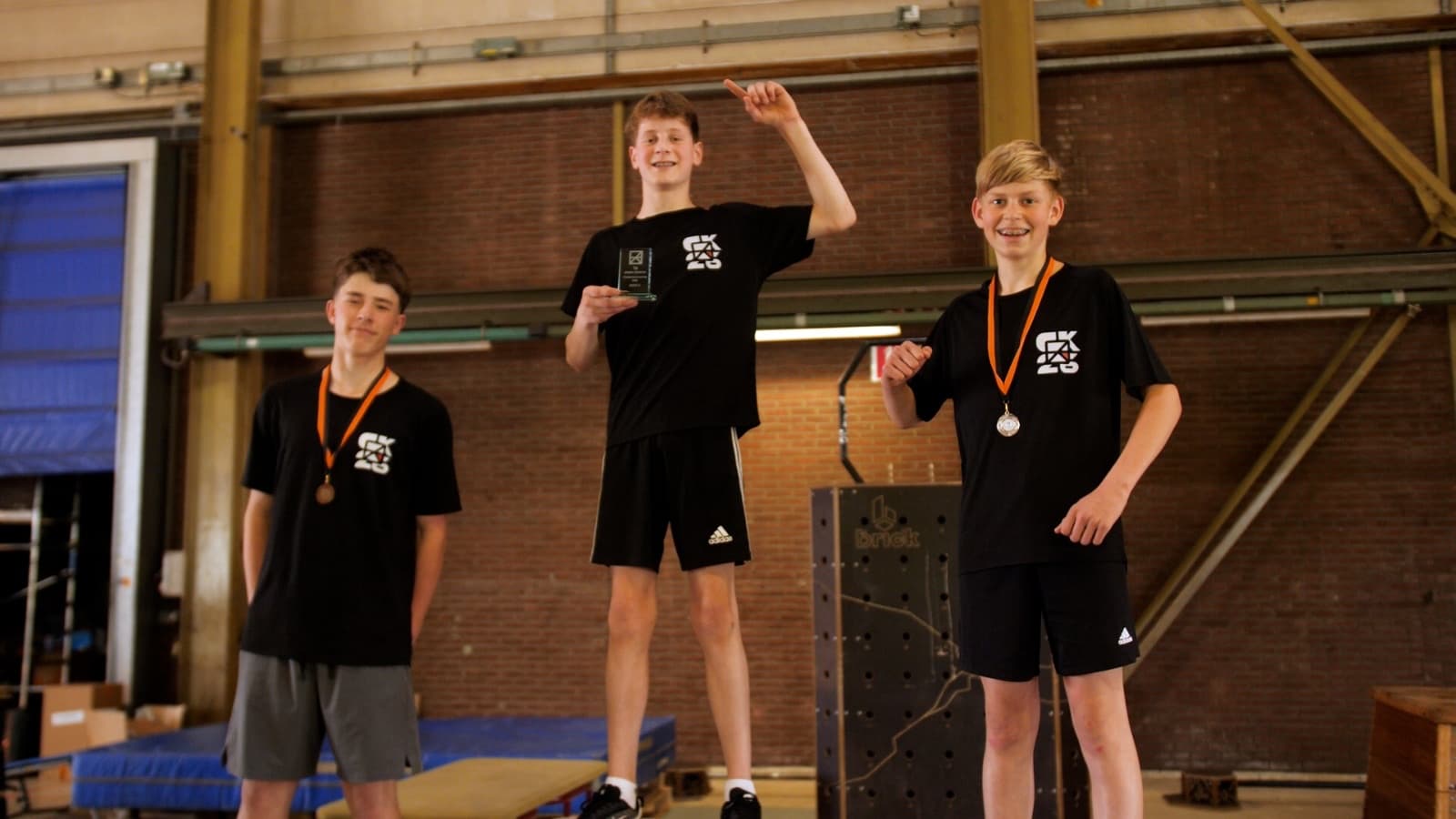Prijswinnaars op het podium tijdens het ZERO Clubkampioenschap 2026